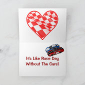 バレンタインの挨拶状の競争 シーズンカード (内部)