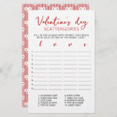 バレンタインの日スキャッターリズ編集可能ゲーム (正面/裏面)