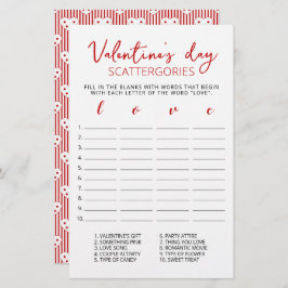 バレンタインの日スキャッターリズ編集可能ゲーム