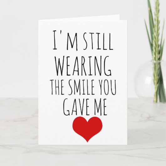 バレンタインの日記私はまだスマイルを着ている シーズンカード (正面)