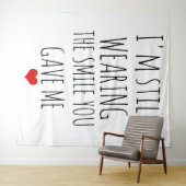 バレンタインの日記私はまだスマイルを着ている タペストリー (インサイチュ(横))