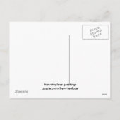 バレンタインの日郵便はがき – 幸福 シーズンポストカード (裏面)