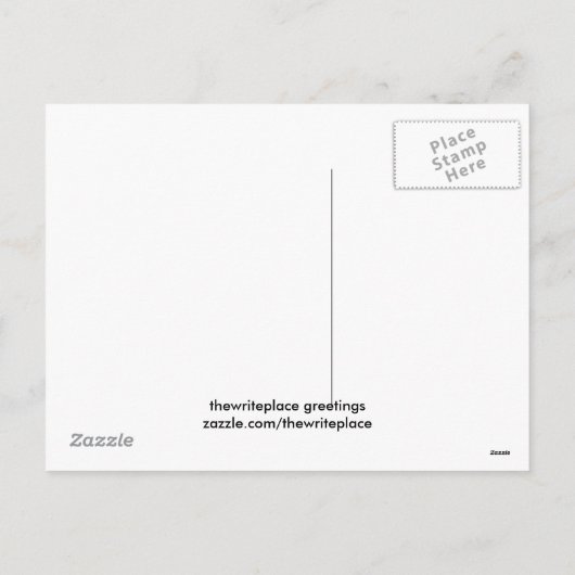 バレンタインの日郵便はがき – 幸福 シーズンポストカード (裏面)