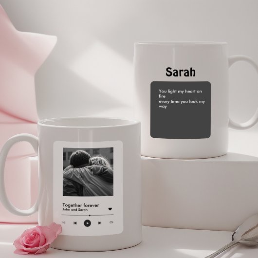 バレンタインの日、マグカップ・カップルへの贈り物を台無しにし コーヒーマグカップ