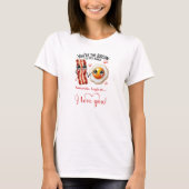 バレンタインの最高のギフト 楽しい食べ物 女性Tシャツ Tシャツ (正面)
