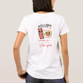 バレンタインの最高のギフト 楽しい食べ物 女性Tシャツ Tシャツ (裏面)