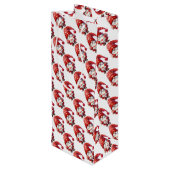 バレンタインの格言を持っている私はあなたを愛するサイン ワインギフトバッグ (裏面アングル)