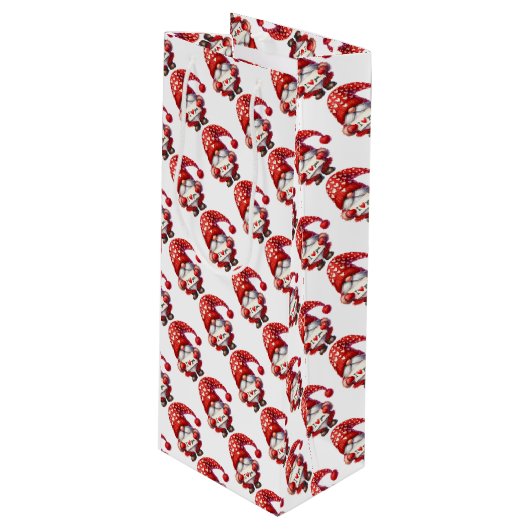 バレンタインの格言を持っている私はあなたを愛するサイン ワインギフトバッグ (正面アングル)