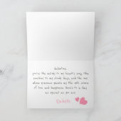 バレンタインの楽しいぬり絵カード カード (内部)