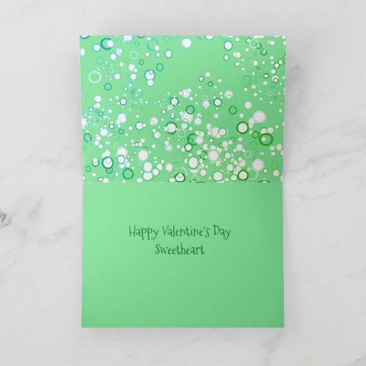 バレンタインの気のあるそぶりをしたな魚の芸術 シーズンカード (内部)