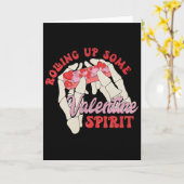 バレンタインの気持ちを高めよう カード (黄色い花)