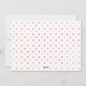 バレンタインの水の色のハートと矢印の写真 シーズンカード (裏面)