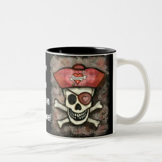 バレンタインの海賊コーヒー・マグ ツートーンマグカップ (右)