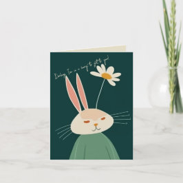 バレンタインの漫画のウサギ シーズンカード