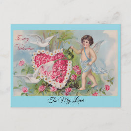 バレンタインの特別な贈り物 シーズンポストカード