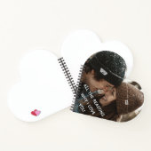 バレンタインの理由を2人で写真ハート ノートブック (内部)