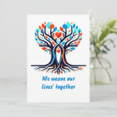 バレンタインの真の愛、木が絡み合う シーズンカード (スタンド正面)