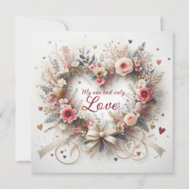 バレンタインの私の1つだけで カード