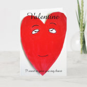 バレンタインの秘密ファンのジョークのカード シーズンカード (正面)