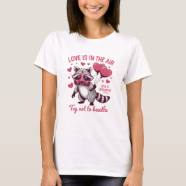 バレンタインの空気は愛でいっぱい Tシャツ