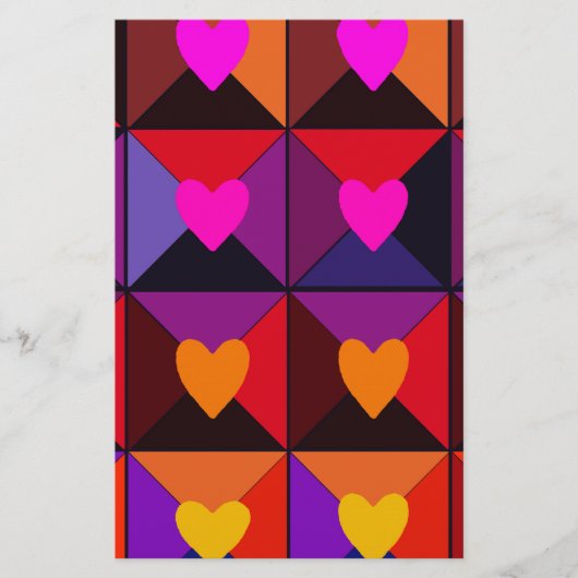 バレンタインの箱 便箋 (正面)