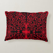 バレンタインの細胞は黒と赤が似ている アクセントクッション (裏面)