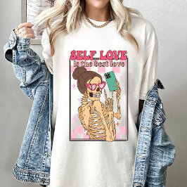 バレンタインの自己愛は愛最高のである Tシャツ