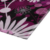 バレンタインの花柄パターン カッティングボード (角)