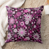 バレンタインの花柄パターン クッション (ブランケット)