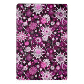 バレンタインの花柄パターン ミニクリップボード (裏面)