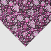 バレンタインの花柄パターン 薄葉紙 (詳細)