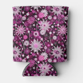 バレンタインの花柄 缶クーラー (正面)