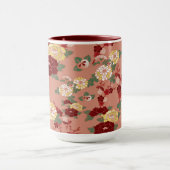 バレンタインの花模様 マグカップ (中央)