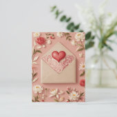 バレンタインの花 シーズンポストカード (スタンド正面)