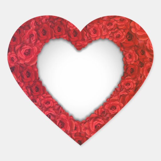 バレンタインの花 ハートシール (正面)