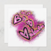 バレンタインの落書き シーズンカード (正面/裏面)