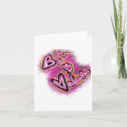 バレンタインの落書き シーズンカード (正面)