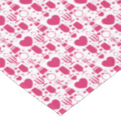 バレンタインの要素パターン テーブルクロス (アングル)