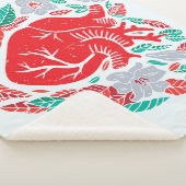 バレンタインの解剖学的ハートユニーク：カード シェルパブランケット (3/4)