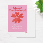 バレンタインの誕生のお知らせ (デスク)