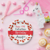 バレンタインの誕生会のアイディア ペーパープレート (パーティー)