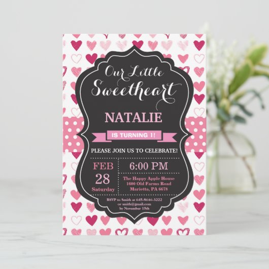 バレンタインの誕生日私達の小さい恋人 招待状 (スタンド正面)