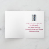 バレンタインの誕生日 シーズンカード (内部)