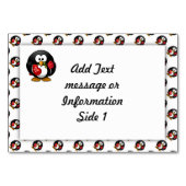 バレンタインの贈り物でペンギンを愛で襲った テーブルナンバー (正面)