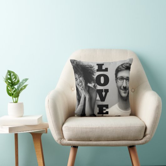 バレンタインの贈り物を愛する4組のフォトカップル クッション (椅子)