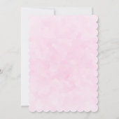 バレンタインの贈り物を運ぶかわいいラストラック 招待状 (裏面)