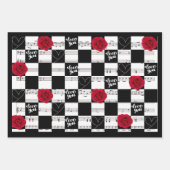 バレンタインの贈り物 ラッピングペーパーシート (正面)