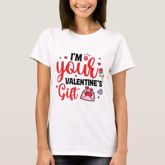 バレンタインの贈り物 Tシャツ (正面)