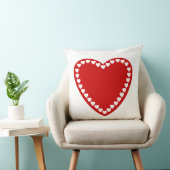 バレンタインの赤いハートの装飾用クッション クッション (椅子)