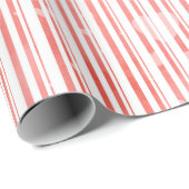 バレンタインの赤い弓パターン ラッピングペーパー (ロールコーナー)